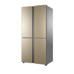 海尔冰箱BCD-485WDCZ 485升变频风冷无霜多门冰箱干湿分储五区保鲜 香槟金