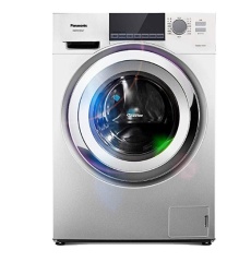 松下洗衣机 9公斤变频95度高温洗除菌泡沫净羽绒羊毛洗滚筒洗衣机 XQG90-E9L2N