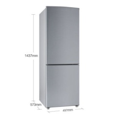 容声（Ronshen） BCD-176RA1D双门家用中小容量节能直冷高效两门电冰箱 拉丝银