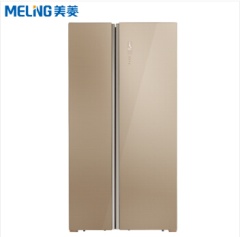 美菱（MELING）BCD-608WU 608升风冷无霜一级能效玻璃面板对开门冰箱