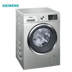 西门子（SIEMENS）10公斤家用1400转变频触控 滚筒洗衣机WM14P2692W缎光银