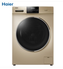 海尔 洗衣机G100018HB12G全自动滚筒10公斤洗烘一体机烘干机