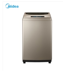 美的（Midea）波轮洗衣机 10公斤大容量 全自动预约直驱变频 MB100-6200DQCG 金色