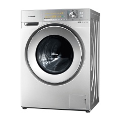 松下洗衣机XQG100-EG128 洗干一体机 除菌 除螨 除味 筒洁净 自循环烘干 10公斤