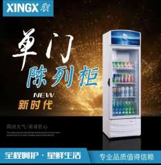 星星LSC-223G冷藏饮料柜保鲜柜展示柜冰柜商用超市立式冰箱陈列柜