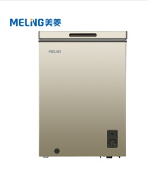 美菱(MeiLing)BC/BD-145DT 145L 纤薄门体 立升冰柜 咖啡金