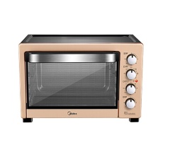 美的 电烤箱 T3-387D 38L电烤箱 家用大容量 独立控温烘焙烤箱烤炉