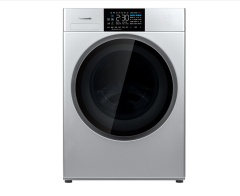 松下洗衣机 XQG100-E156 新品10公斤变频滚筒洗衣机光动银高效除菌健康洗涤银色