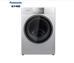 松下洗衣机 XQG100-EG157 95°除菌除螨 10公斤 银色 滚筒洗衣机