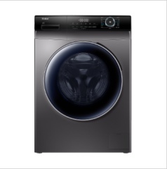 海尔-滚筒洗衣机-G100328B12S  玉墨银 10公斤直驱变频
