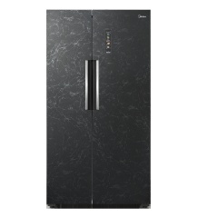 美的冰箱-BCD-602WKGPZM星耀灰-云墨(微晶)
